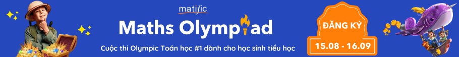 Matific Maths Olympiad 2024 Banner 